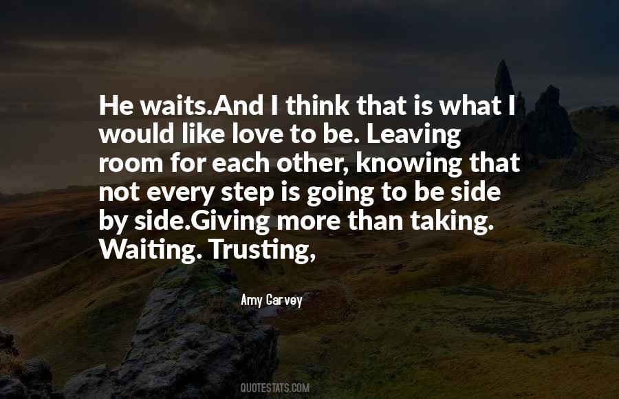 Quotes About Love Waits #130937