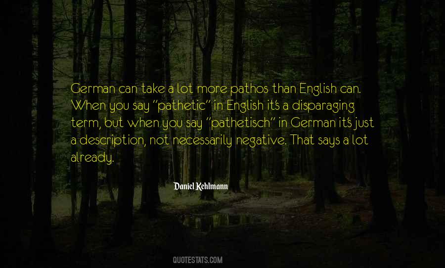 Pathetisch Quotes #842784