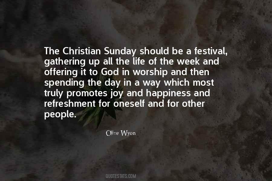 Quotes About Sunday Worship #103585