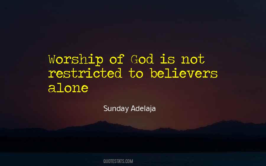 Quotes About Sunday Worship #741302