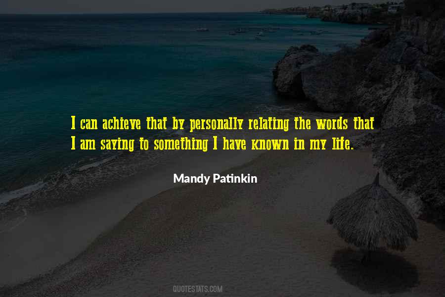 Patinkin Quotes #683733