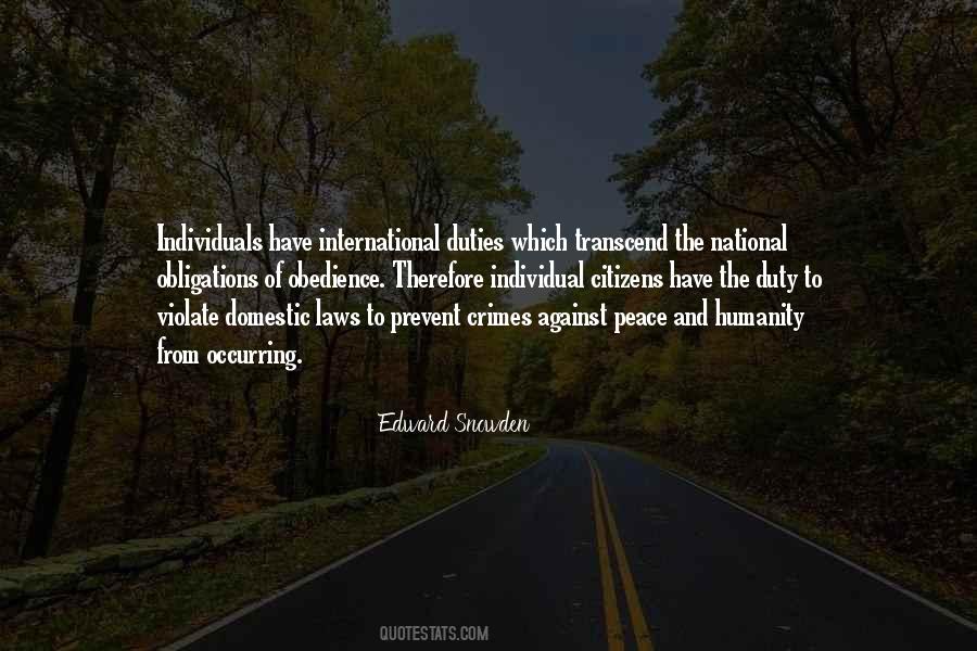 Quotes About Humanity And Peace #949319