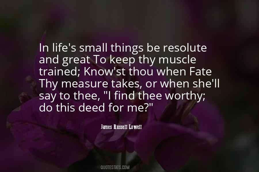 Quotes About Small Things In Life #84966