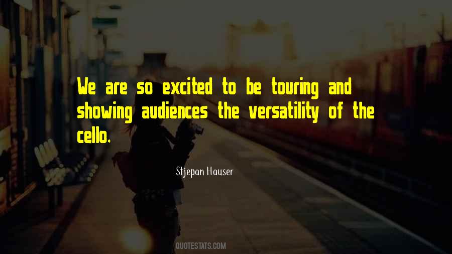 Quotes About Touring #947587