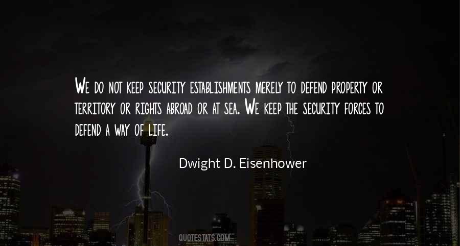 Quotes About Security Forces #1339916