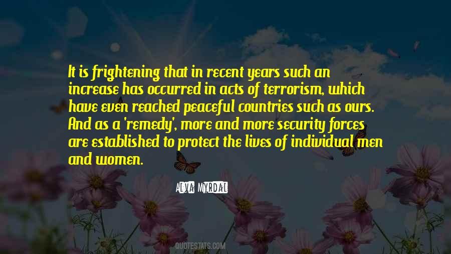 Quotes About Security Forces #1683425