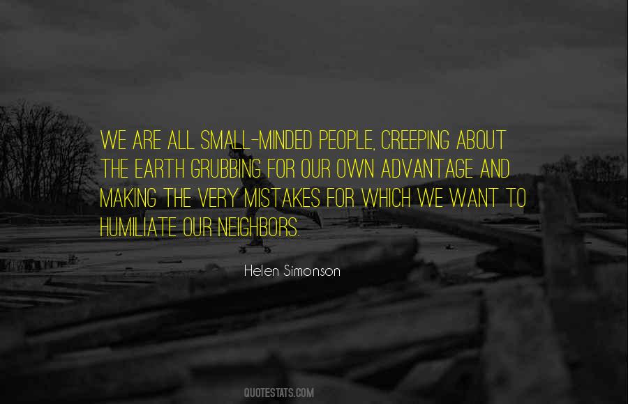 Quotes About Small Minded People #553233