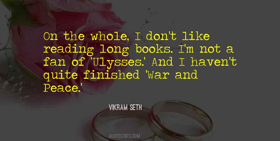 Quotes About War And Peace #1015882