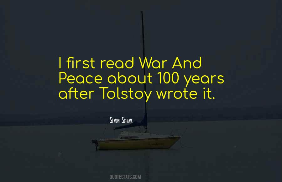 Quotes About War And Peace #1199250