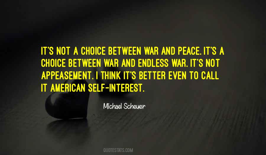 Quotes About War And Peace #1484534