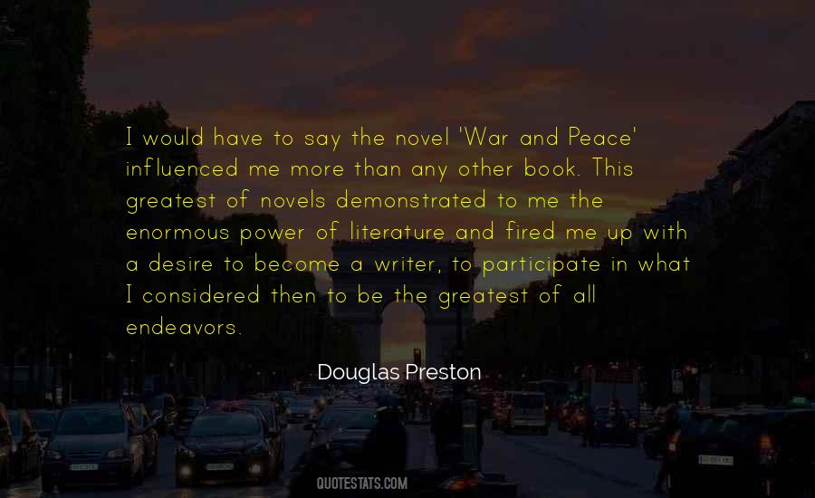 Quotes About War And Peace #1596388