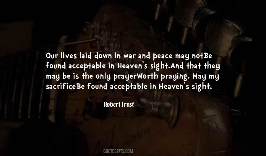 Quotes About War And Peace #213981