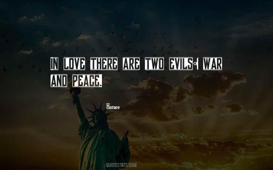 Quotes About War And Peace #522641