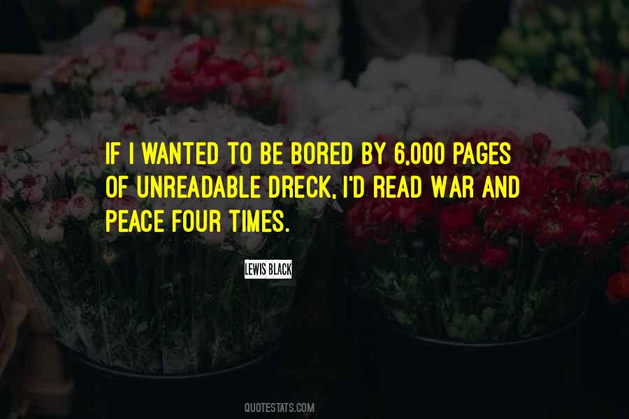 Quotes About War And Peace #968552