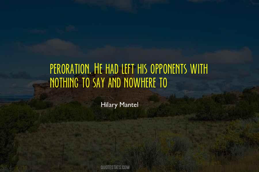 Peroration Quotes #413048