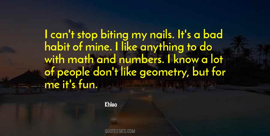 Quotes About Biting Your Nails #332510