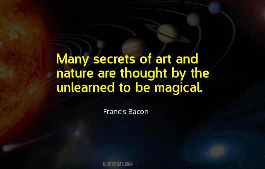 Quotes About The Magic Of Nature #1672561