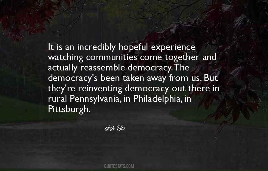 Philadelphia's Quotes #487540