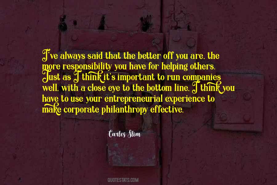 Philanthropy's Quotes #1143646