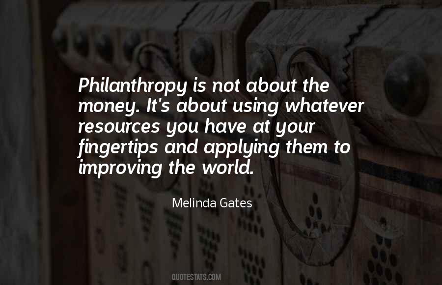 Philanthropy's Quotes #1190315