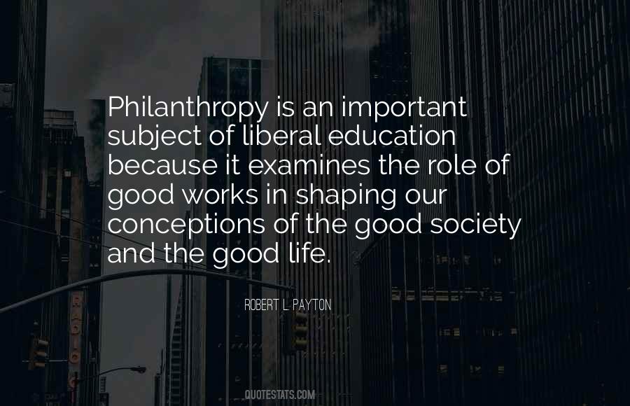 Philanthropy's Quotes #172519