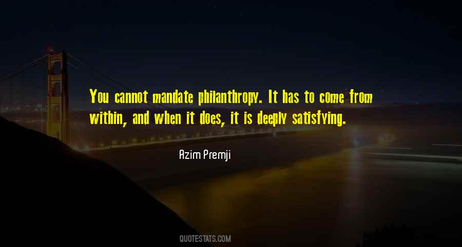 Philanthropy's Quotes #211142