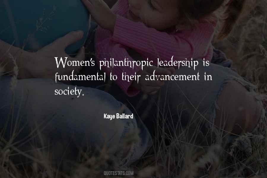 Philanthropy's Quotes #759215