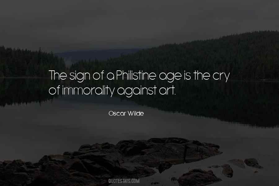 Philistine Quotes #1863312