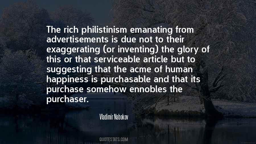 Philistinism Quotes #1751913