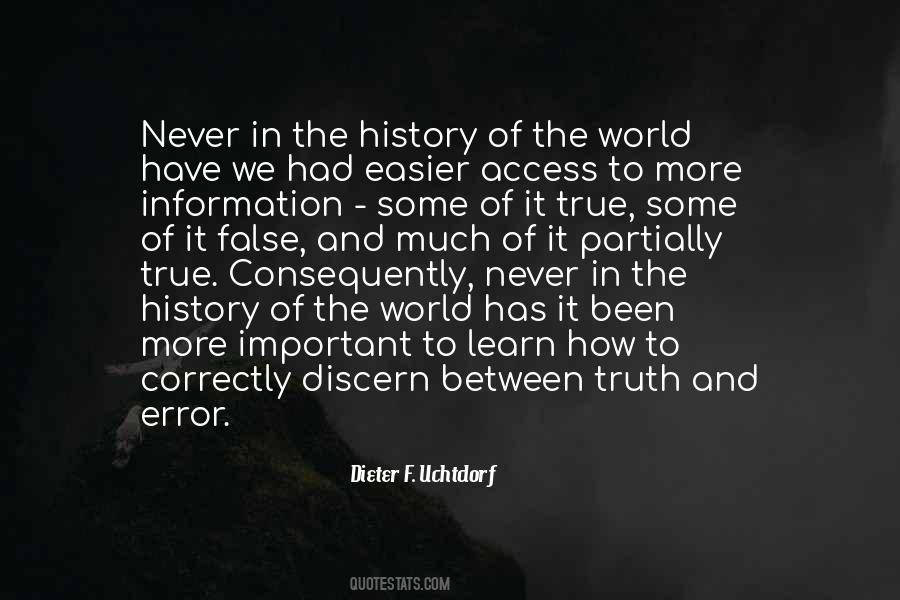 Quotes About History And Truth #256923
