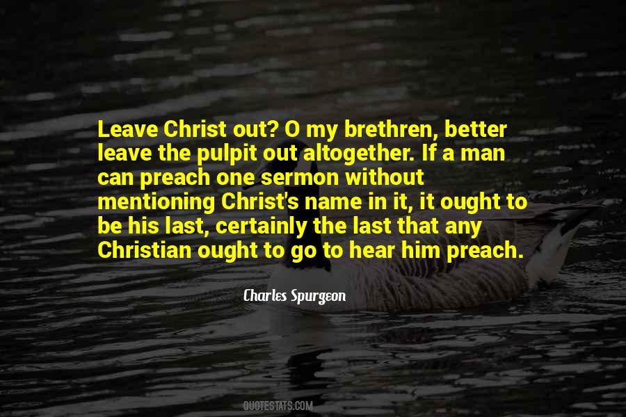 Quotes About Pulpit #159726