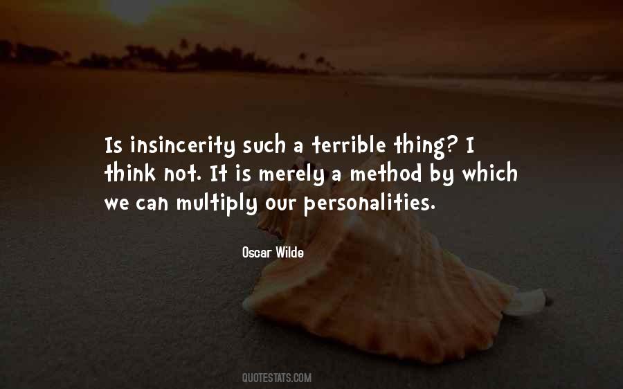 Quotes About Insincerity #11125