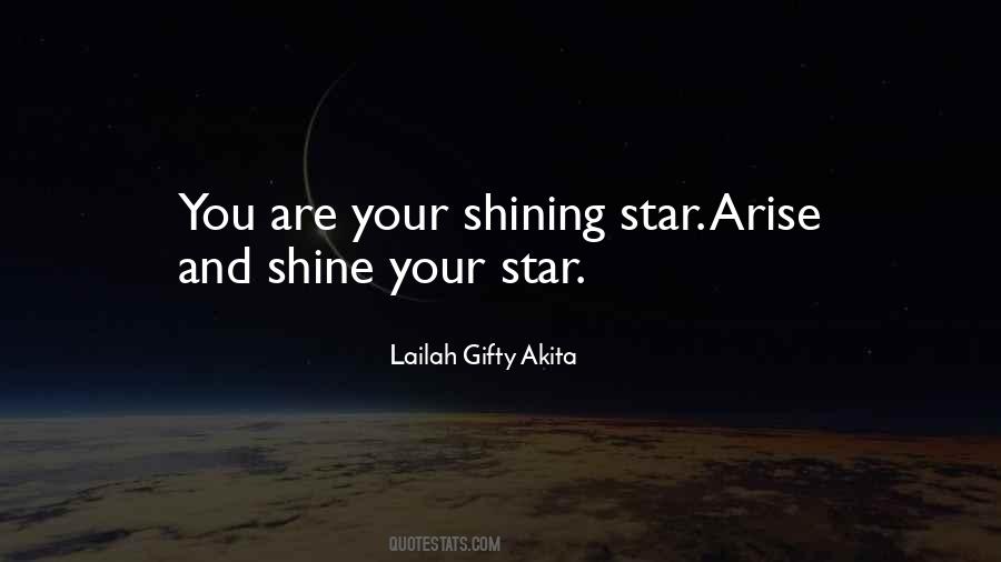 Quotes About Shining Stars #290930