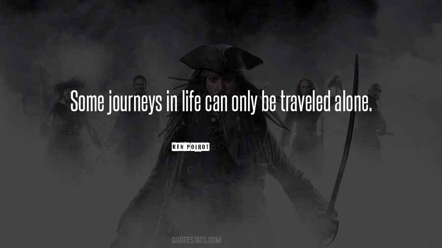 Quotes About Journey Alone #1086441