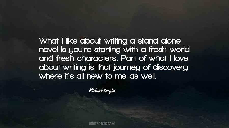 Quotes About Journey Alone #1475387