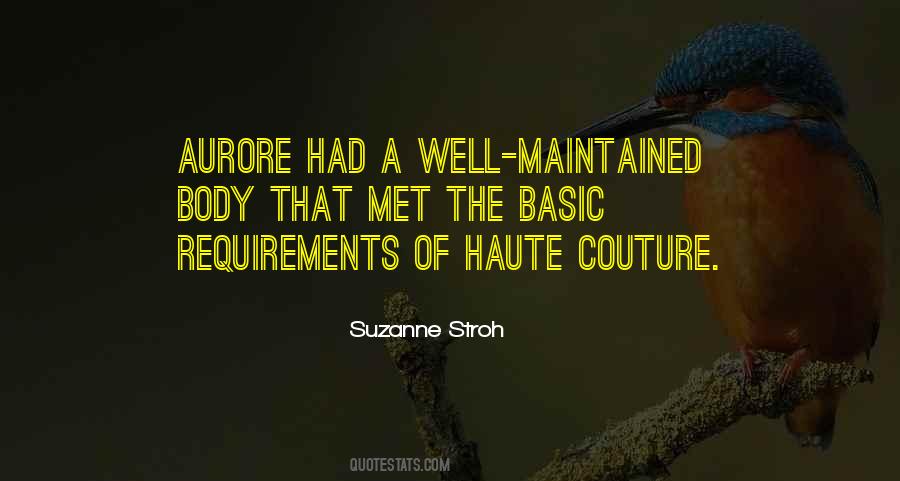 Quotes About Haute Couture #177448