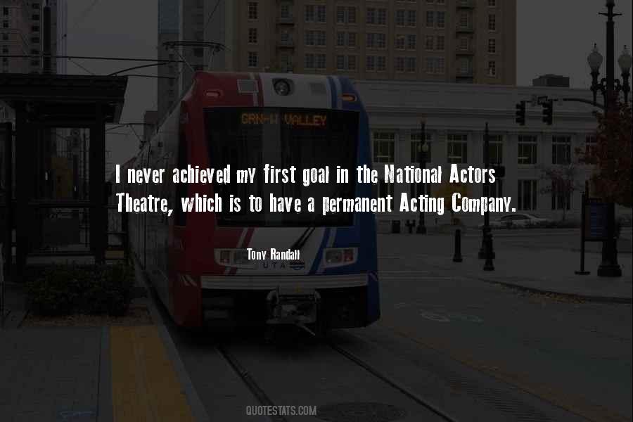 Quotes About Theatre Actors #1302038