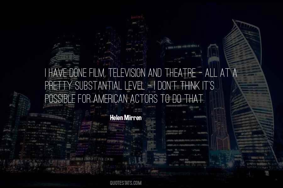 Quotes About Theatre Actors #1443808