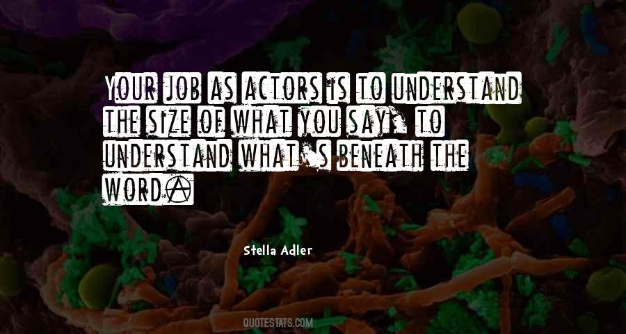 Quotes About Theatre Actors #1715410