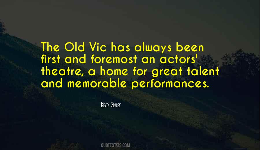 Quotes About Theatre Actors #392513