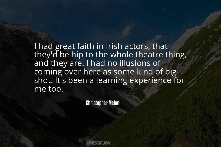 Quotes About Theatre Actors #541678