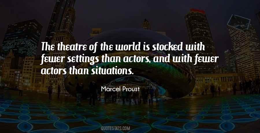 Quotes About Theatre Actors #974642