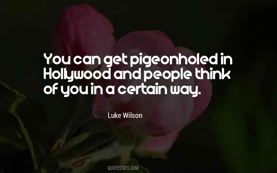 Pigeonholed Quotes #612871