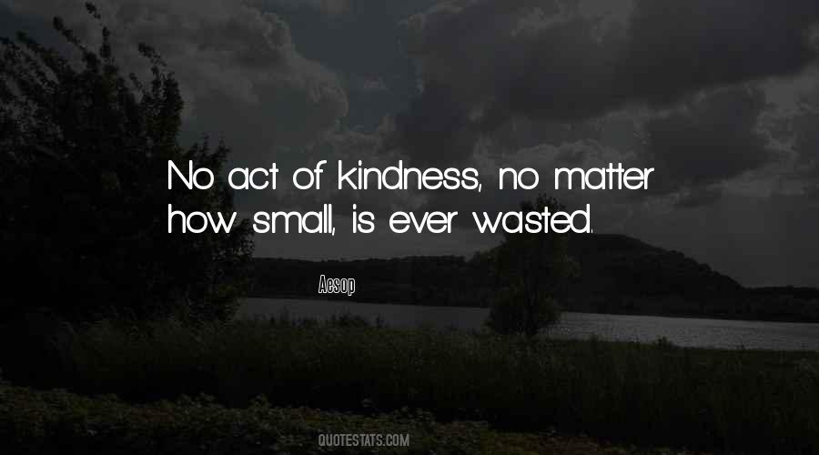 Quotes About Small Act Of Kindness #459345
