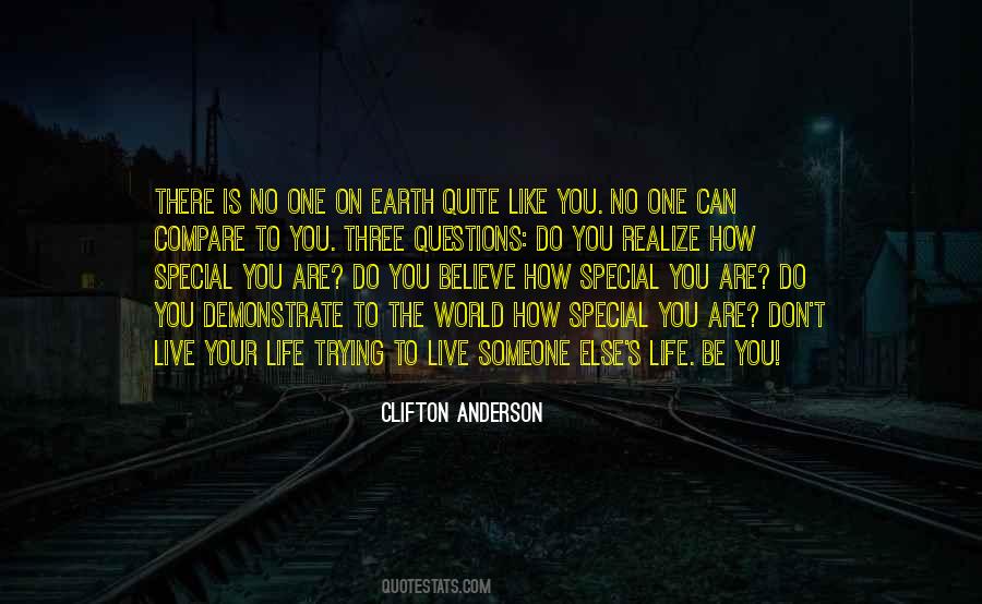 Quotes About Trying To Be Someone Else #1304323