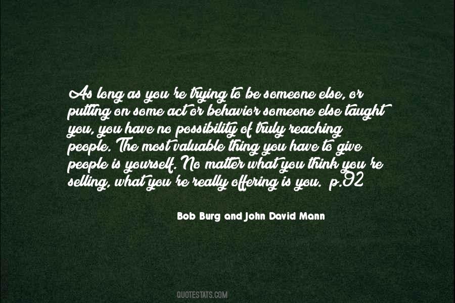 Quotes About Trying To Be Someone Else #665244