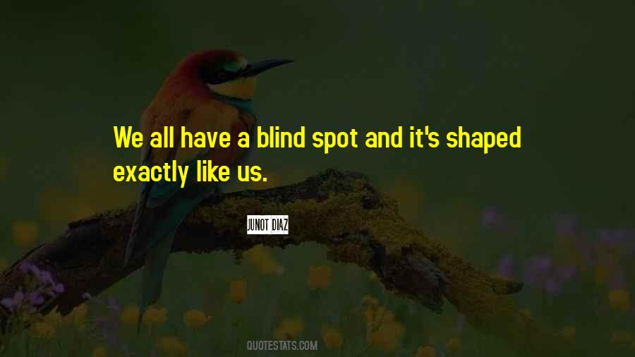Quotes About Blind Spot #67164