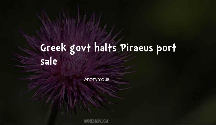 Piraeus Quotes #1438184