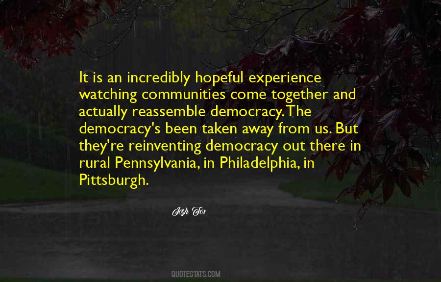 Pittsburgh's Quotes #487540