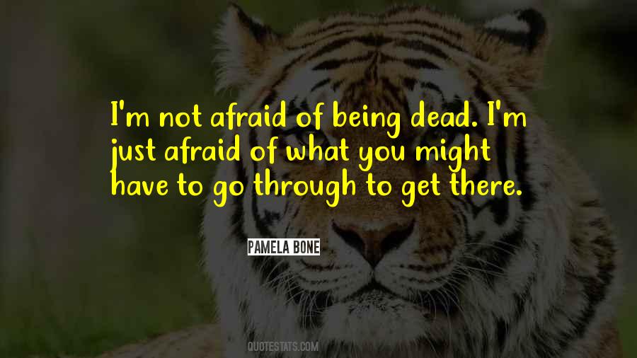 Quotes About Not Being Afraid Of Death #168982
